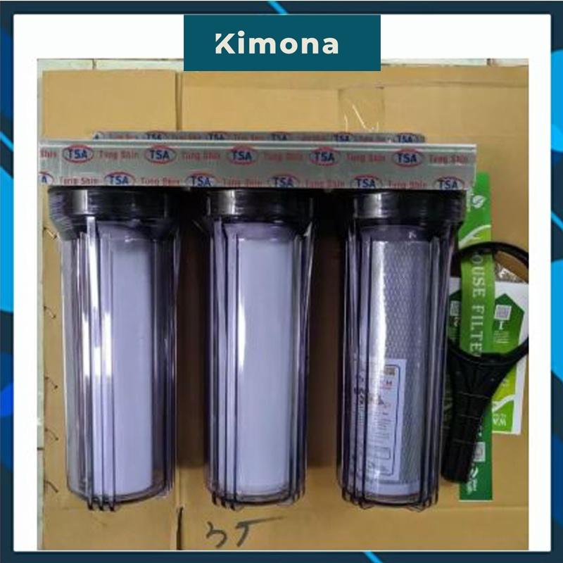 Bộ Lọc Sinh Hoạt 3 Cấp 10inch 3 Ly Trong