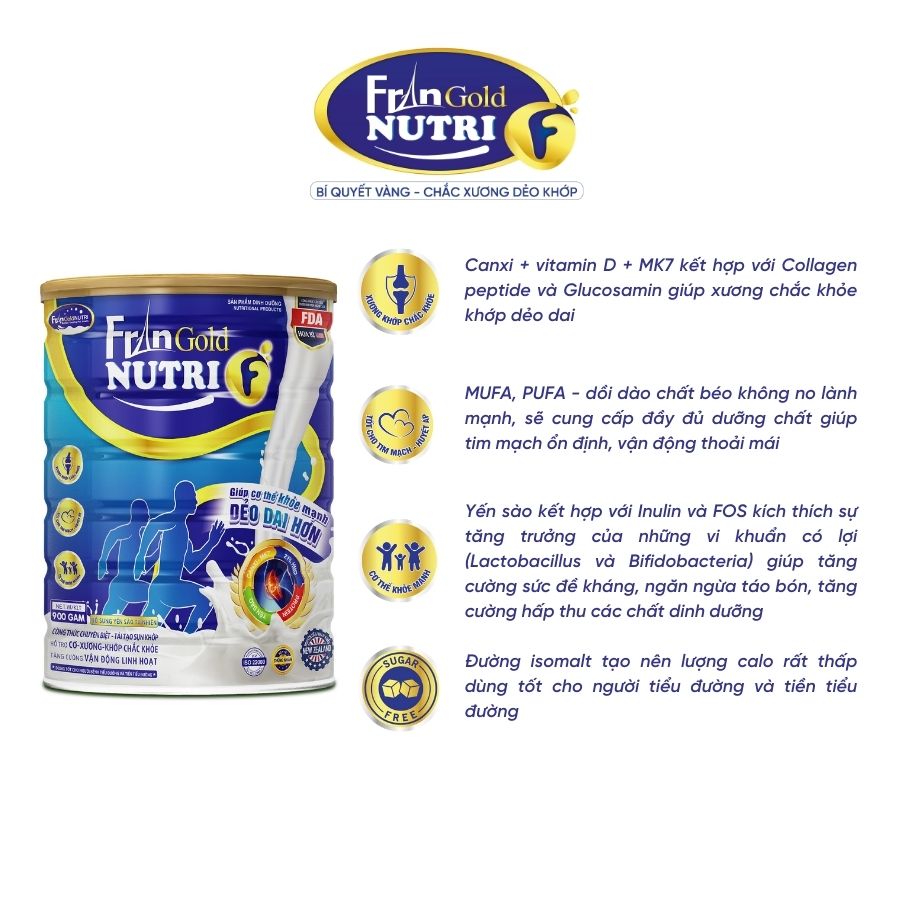 Sữa Dinh Dưỡng Y Tế FranGold Nutri F