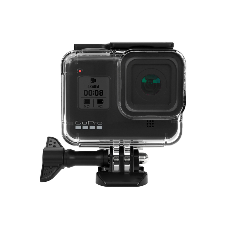 Hộp chống nước cho Gopro 8 (nút bấm nhựa)