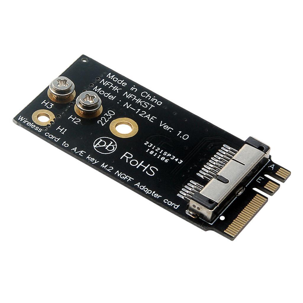 BCM94360CS2/BCM943224PCIEBT2 Card To NGFF Key A/E 2230 Adapter Card