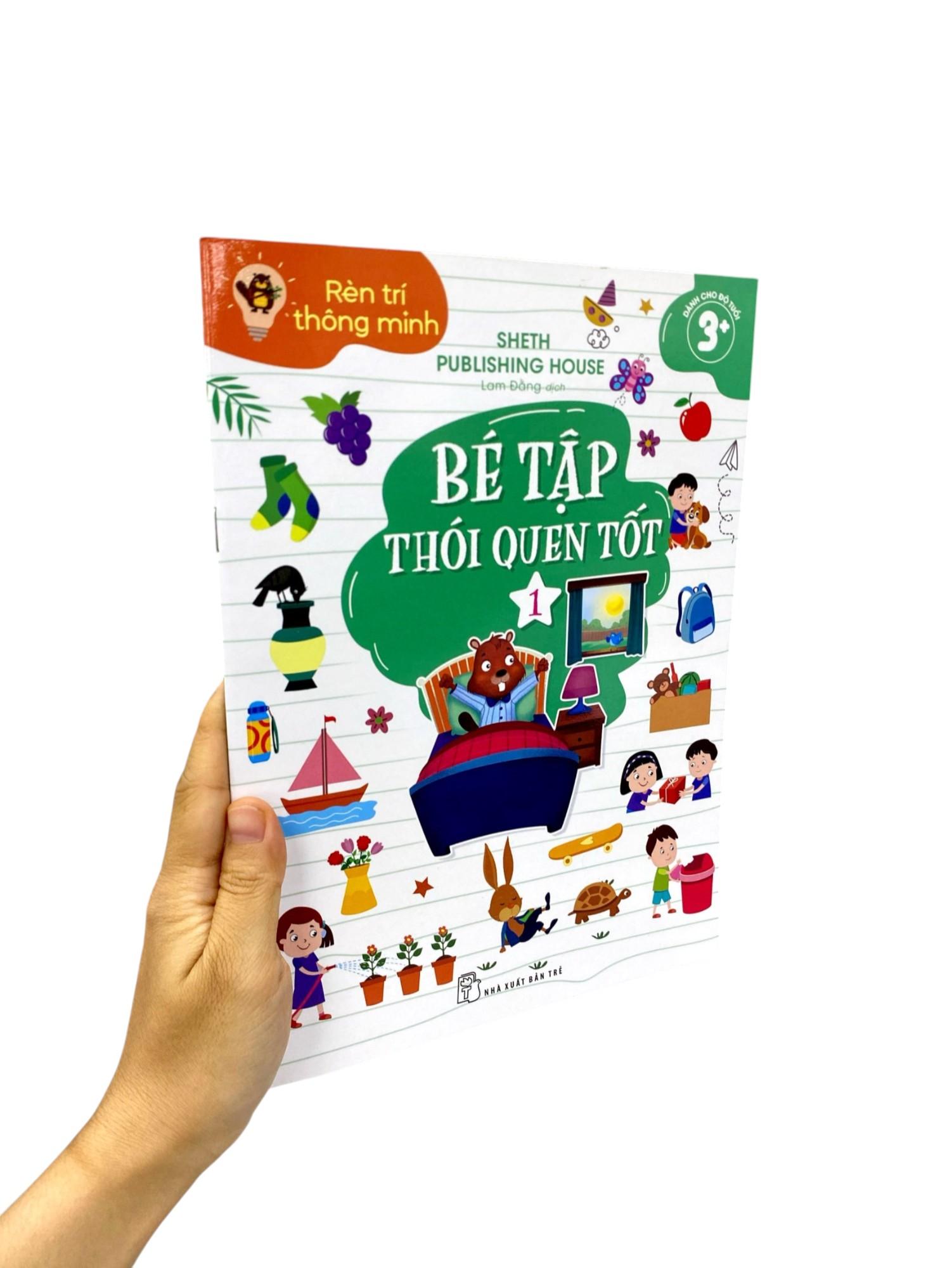 Sách - Rèn Trí Thông Minh - Bé Tập Thói Quen Tốt - Tập 1
