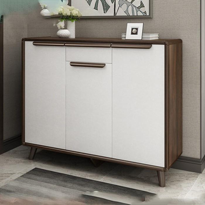 Tủ giày gỗ tự nhiên dài 1m2 - Tủ giày sang trọng lịch sự thông minh TUR080