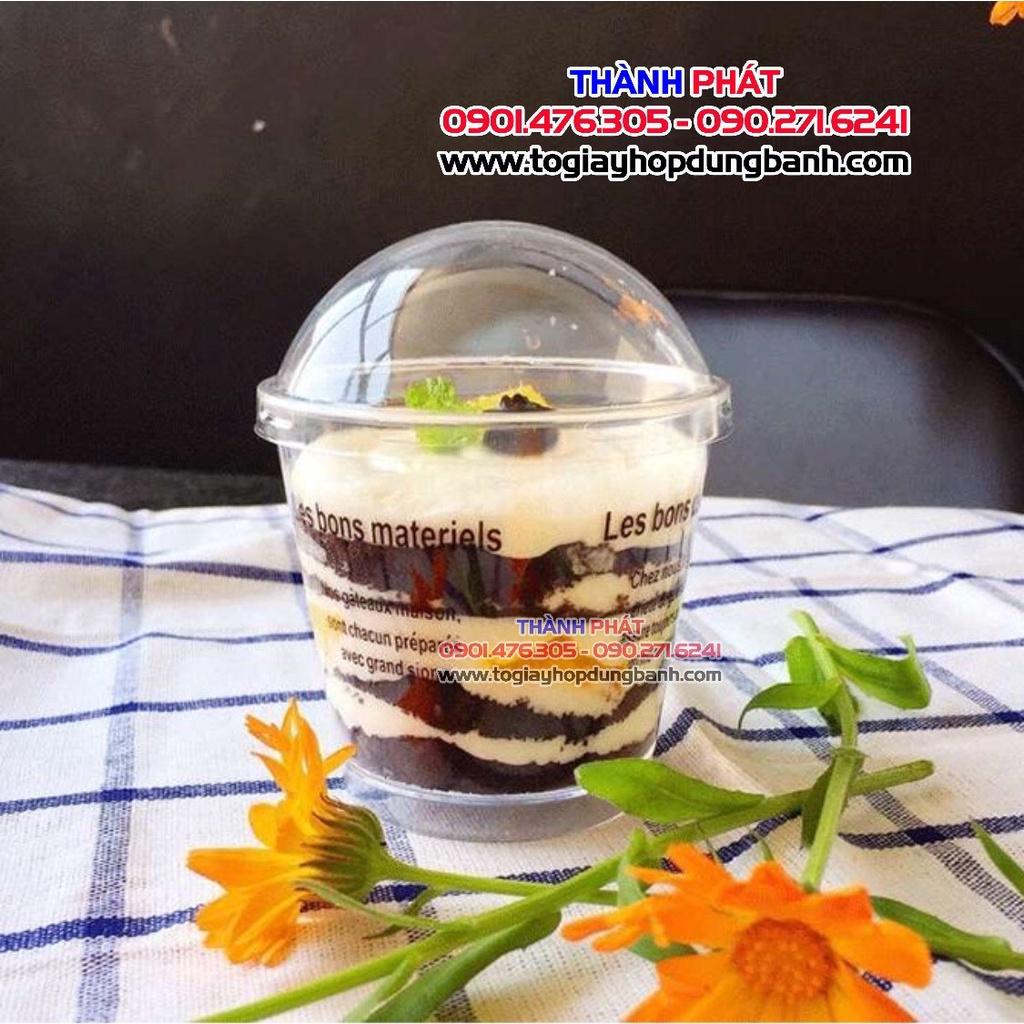 50 Ly mousse tròn nắp cầu LC-7770 có chữ Les bons