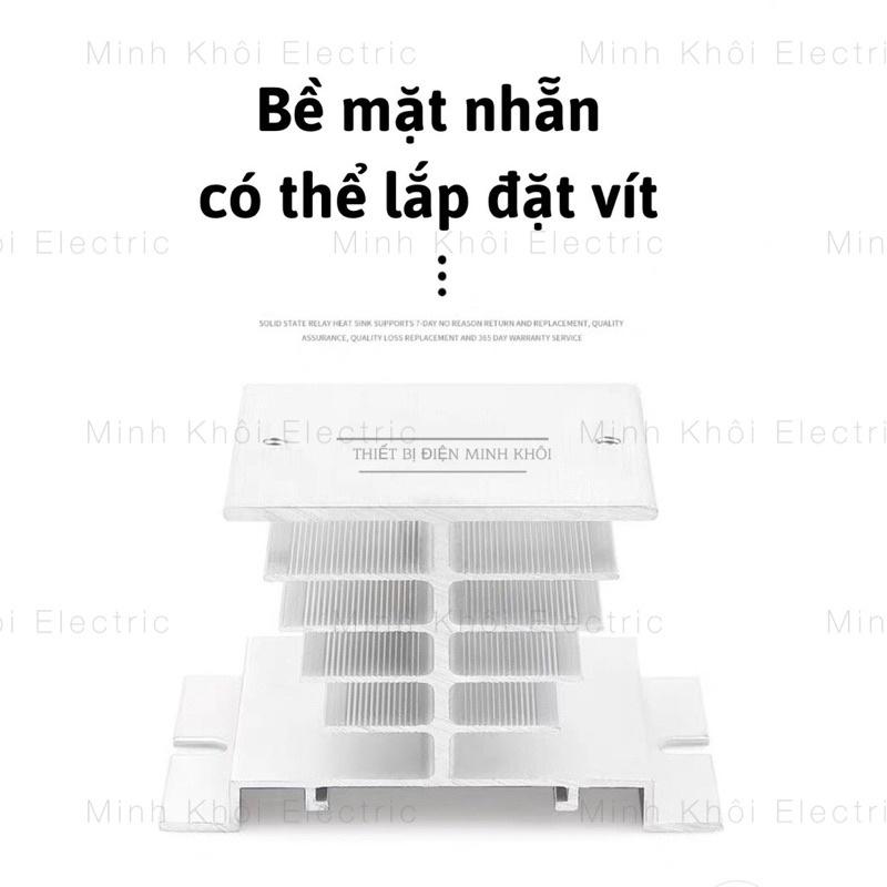 Đế nhôm tản nhiệt SSR rơ le bán dẫn solid, đế tản nhiệt nhôm relay rắn solid ssr đủ kích thước,relay bán dẫn