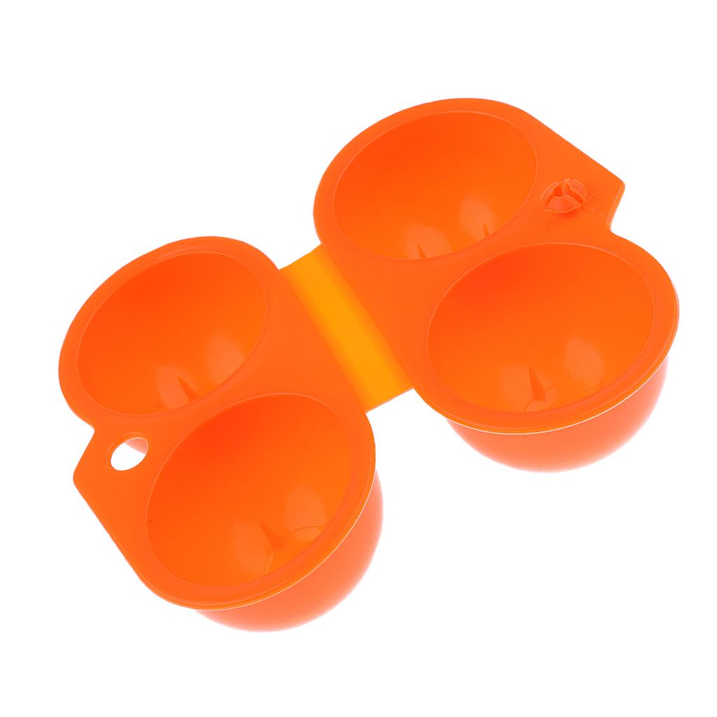 Portable Kitchen Egg Storage Box Container Outdoor Camping Carrier Orange