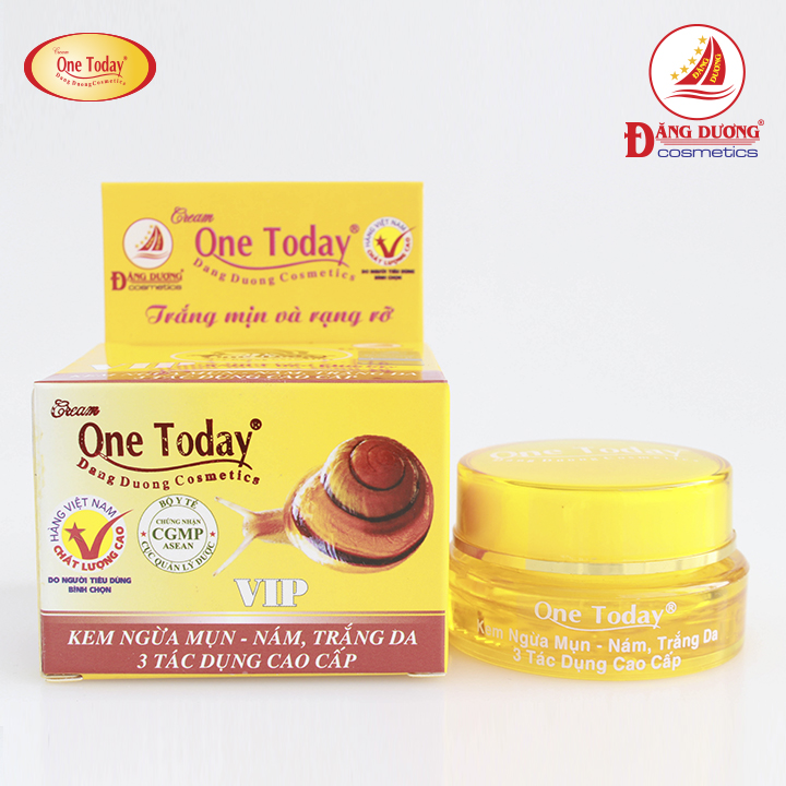 ONE TODAY - KEM NGỪA MỤN - NÁM TRẮNG DA 3 TÁC DỤNG CAO CẤP - 15g
