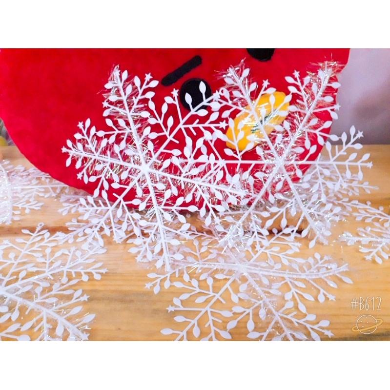 COMBO 5 BÔNG TUYẾT KIM TUYẾN TRANG TRÍ NOEL