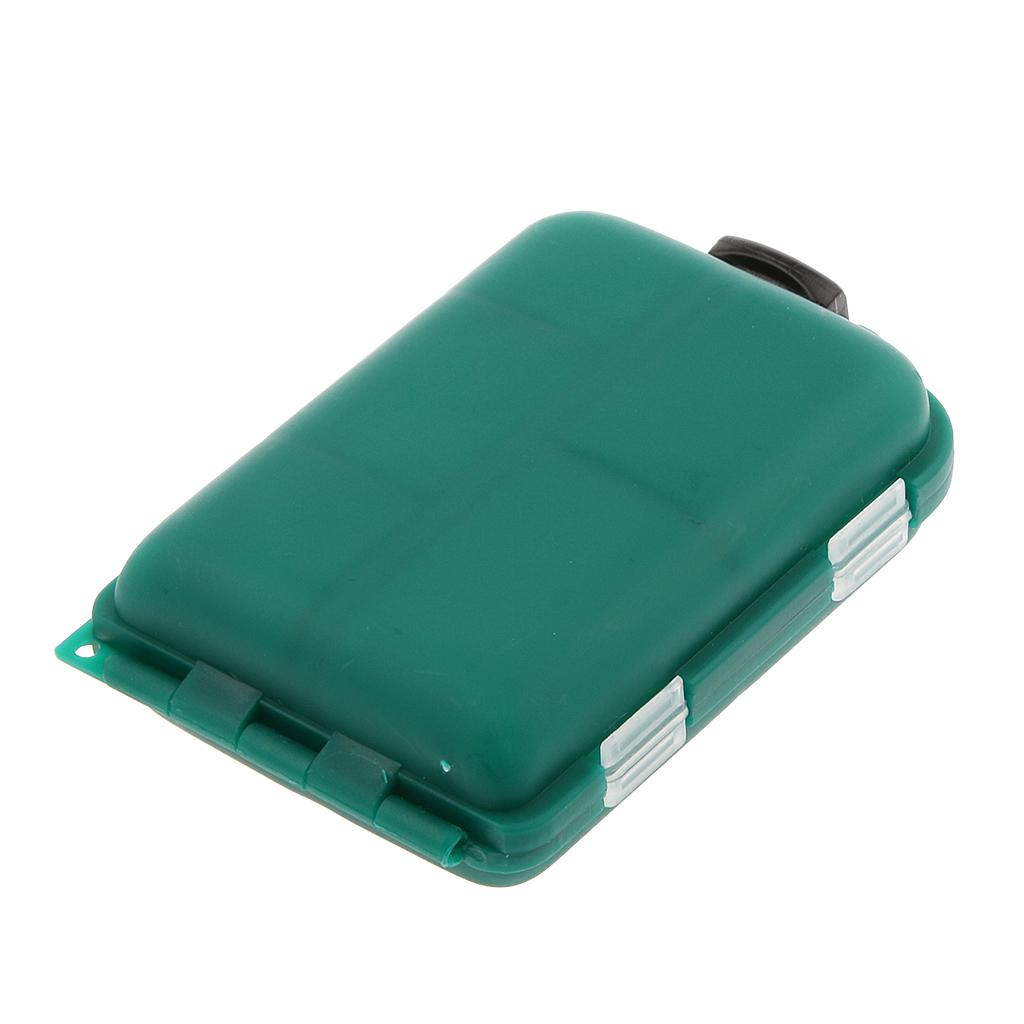 Small 10 Compartments Fishing Tackle Box Lures Baits Tackle Hooks Case Fishing Tool Accessories Storage