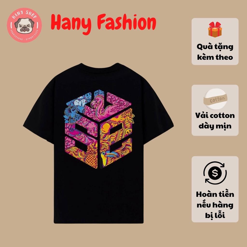 Áo thun unisex tay lỡ CUBE SUMMER TEE cực hot 2021 || Hany shop