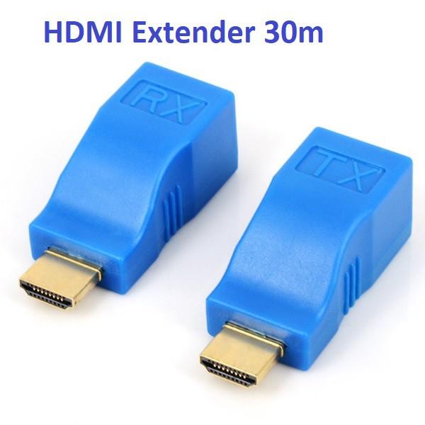 HDMI Extender 30m bằng cáp mạng RJ45 đơn