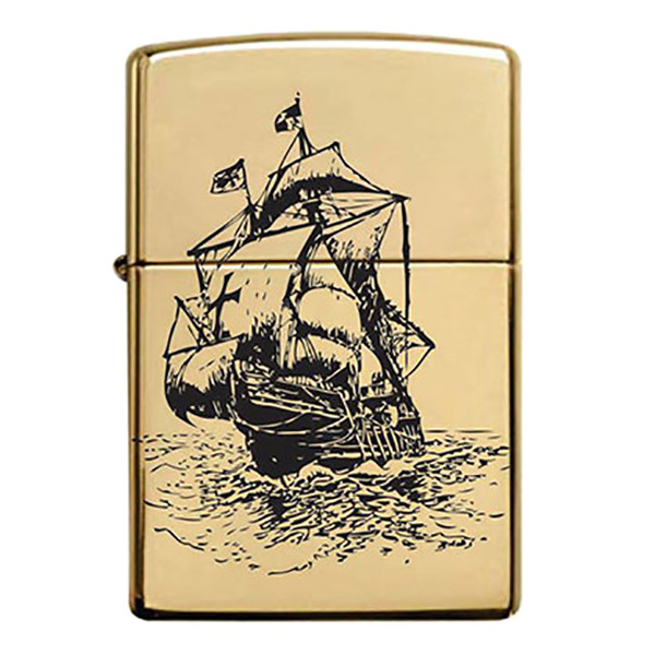 Bật Lửa Zippo 254b Khắc Axit Thuyền Buồm 04 - 254b.Tb04