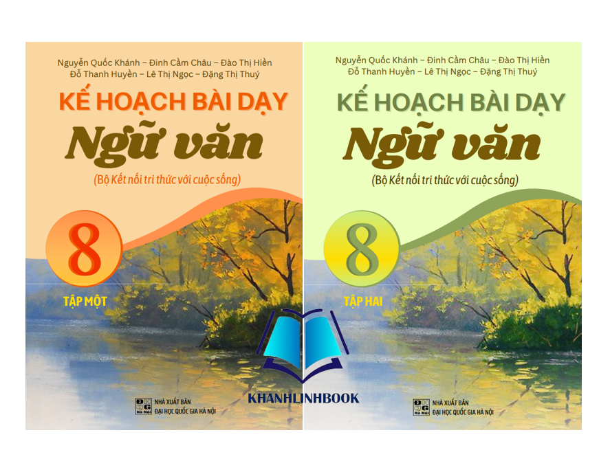 Sách - Combo Kế hoạch bài dạy ngữ văn 8 - tập 1 + 2