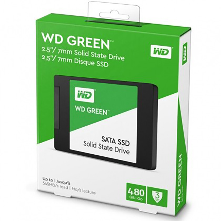 Hình ảnh Ổ Cứng SSD WD Green - 480GB WDS480G1G0A - Hàng chính hãng