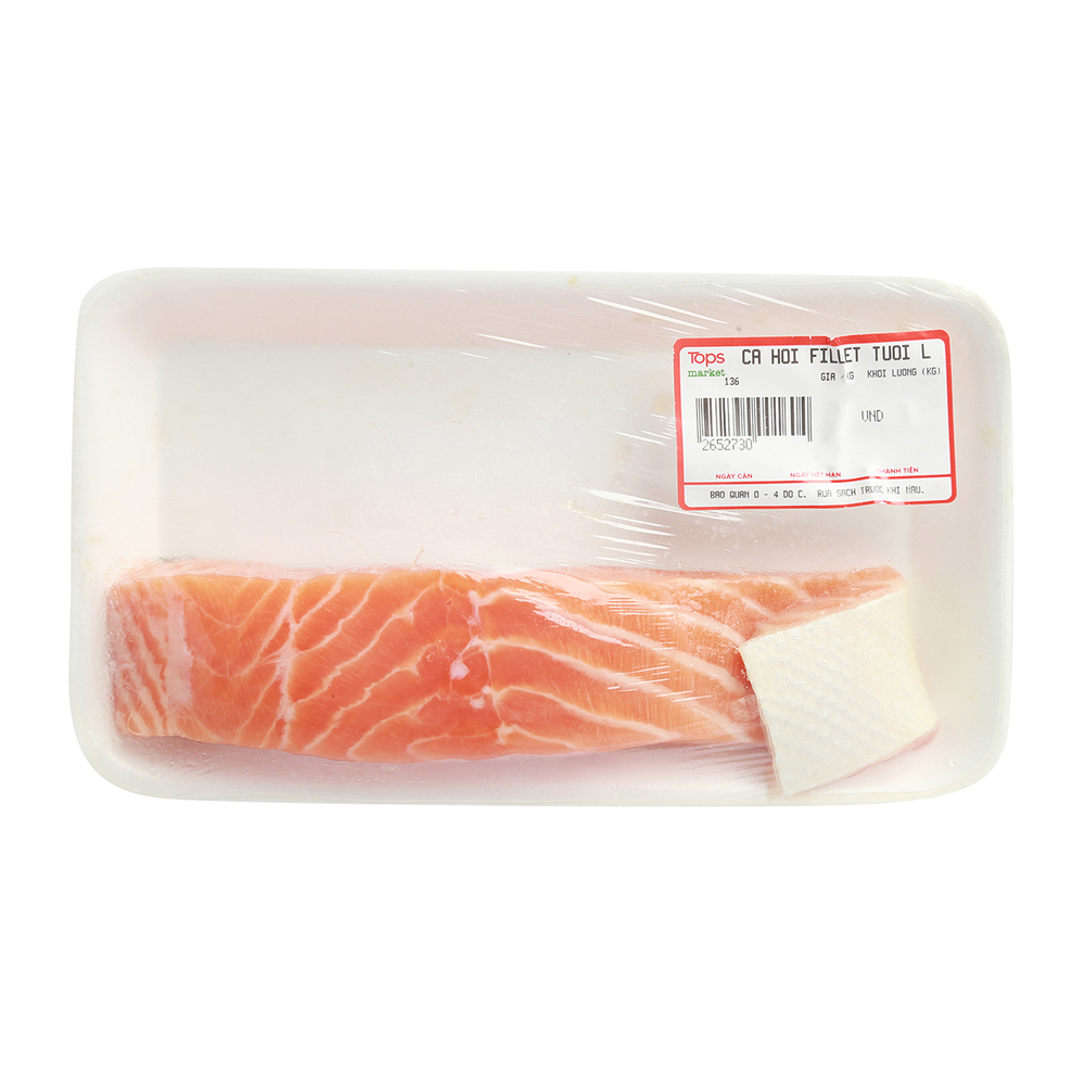 Cá Hồi Fillet Tươi Làm Sạch 300G