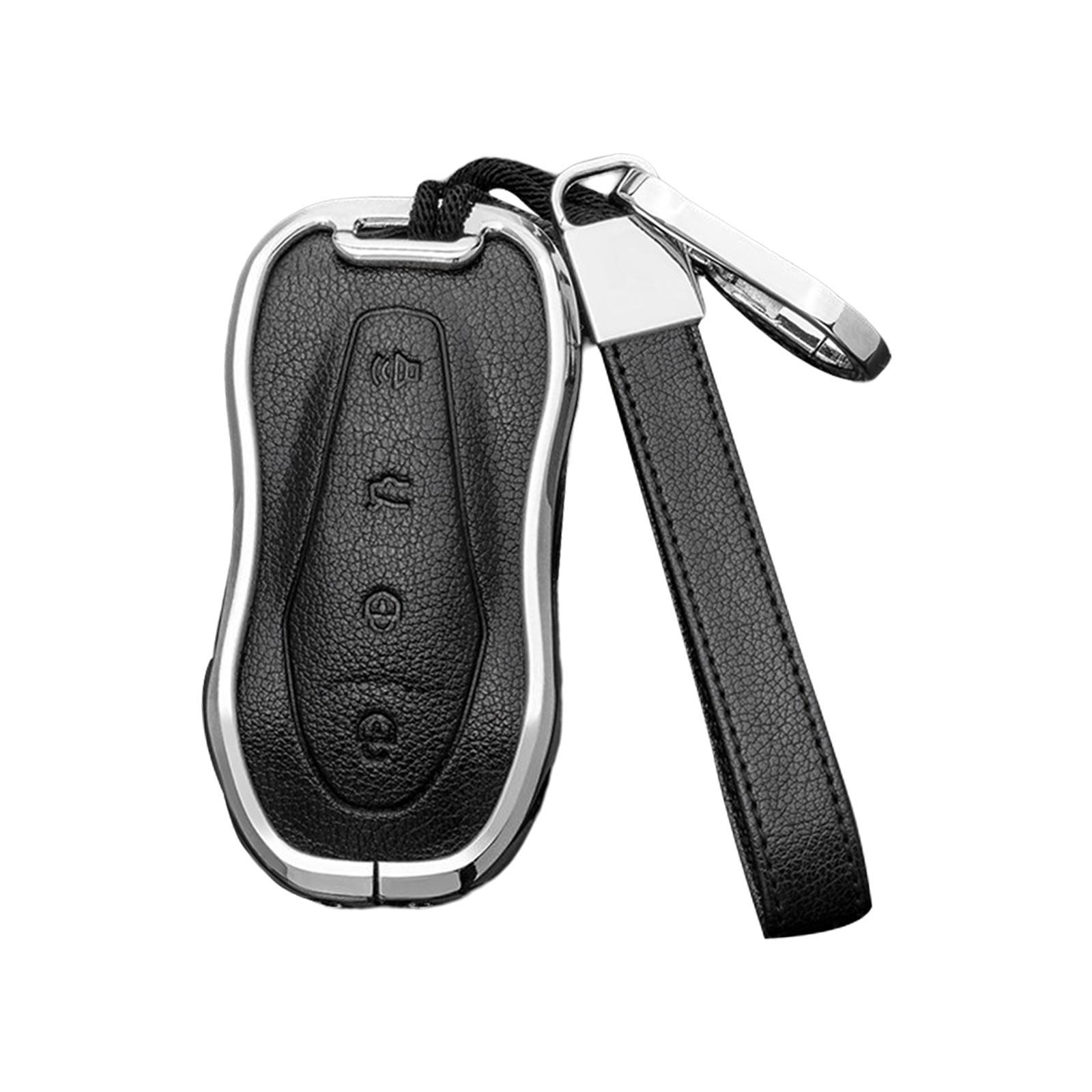 Key Fob Key Case Fashion Full Cover Remote Key Shell Case Soft Replacement