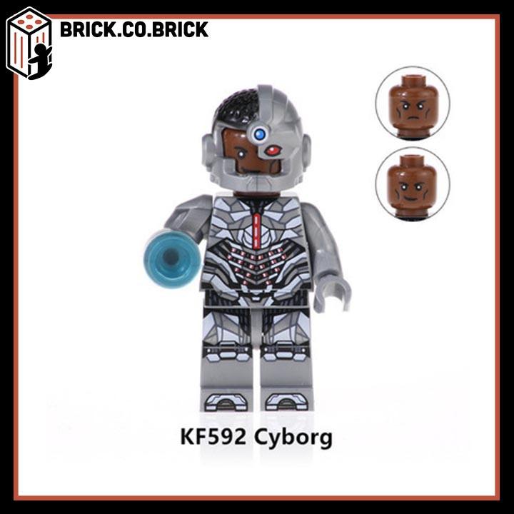 Nhân vật Đồ chơi lắp ráp minifig Phim Hoạt hình Teen Titans Robin Beastboy Starfire Raven KF6049