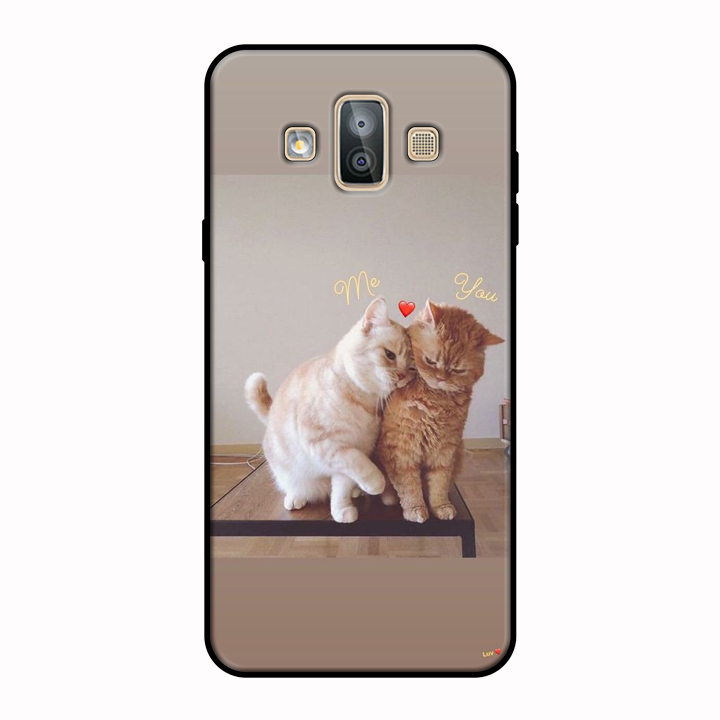 Ốp lưng điện thoại Samsung Galaxy J7 Duo viền dẻo TPU BST Thú Cưng Mẫu 3