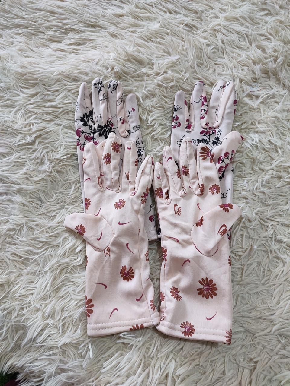 Bao /găng tay Nữ chất liệu vải cotton chống nắng