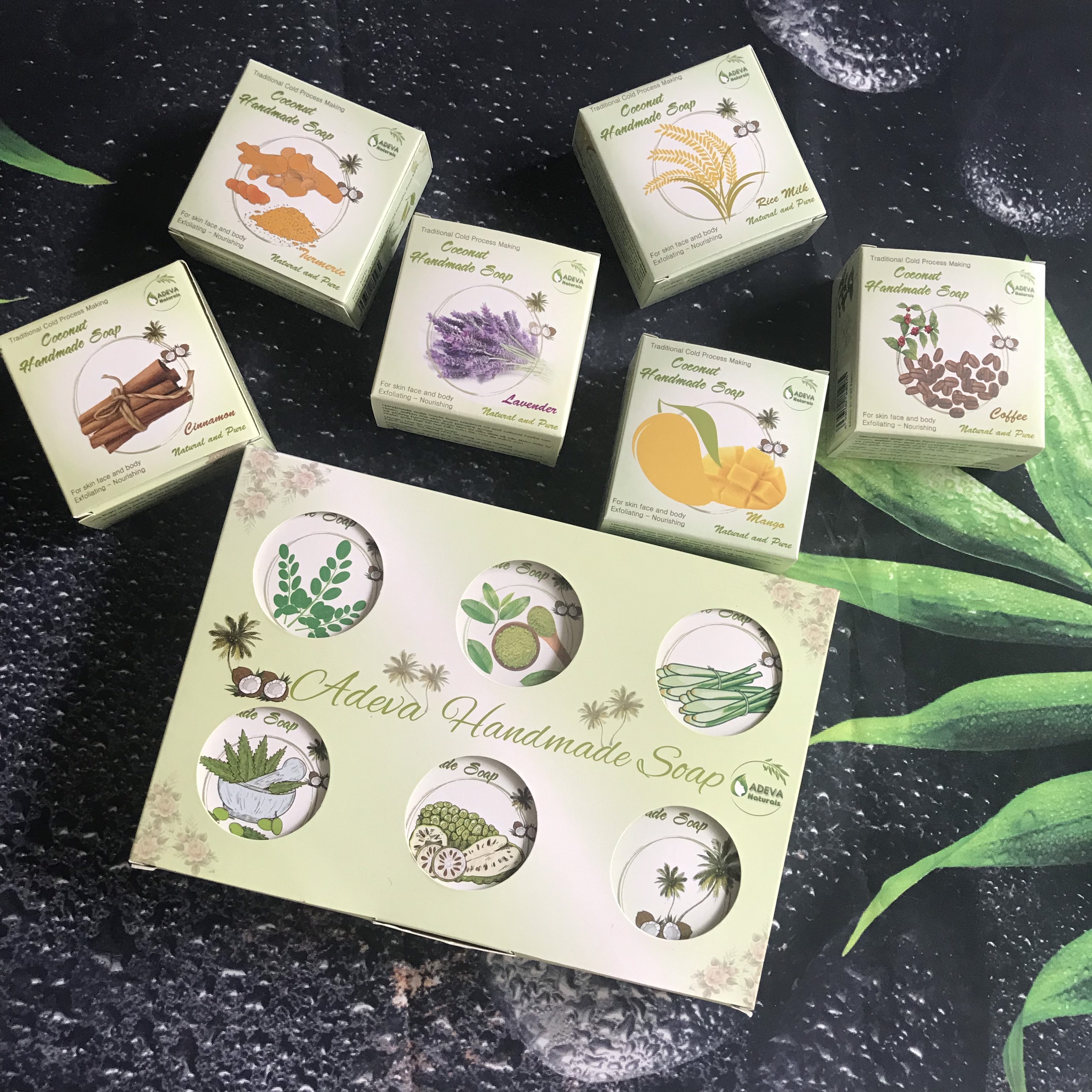 Xà phòng handmade - Set 6 soap (lộn xộn các mùi)