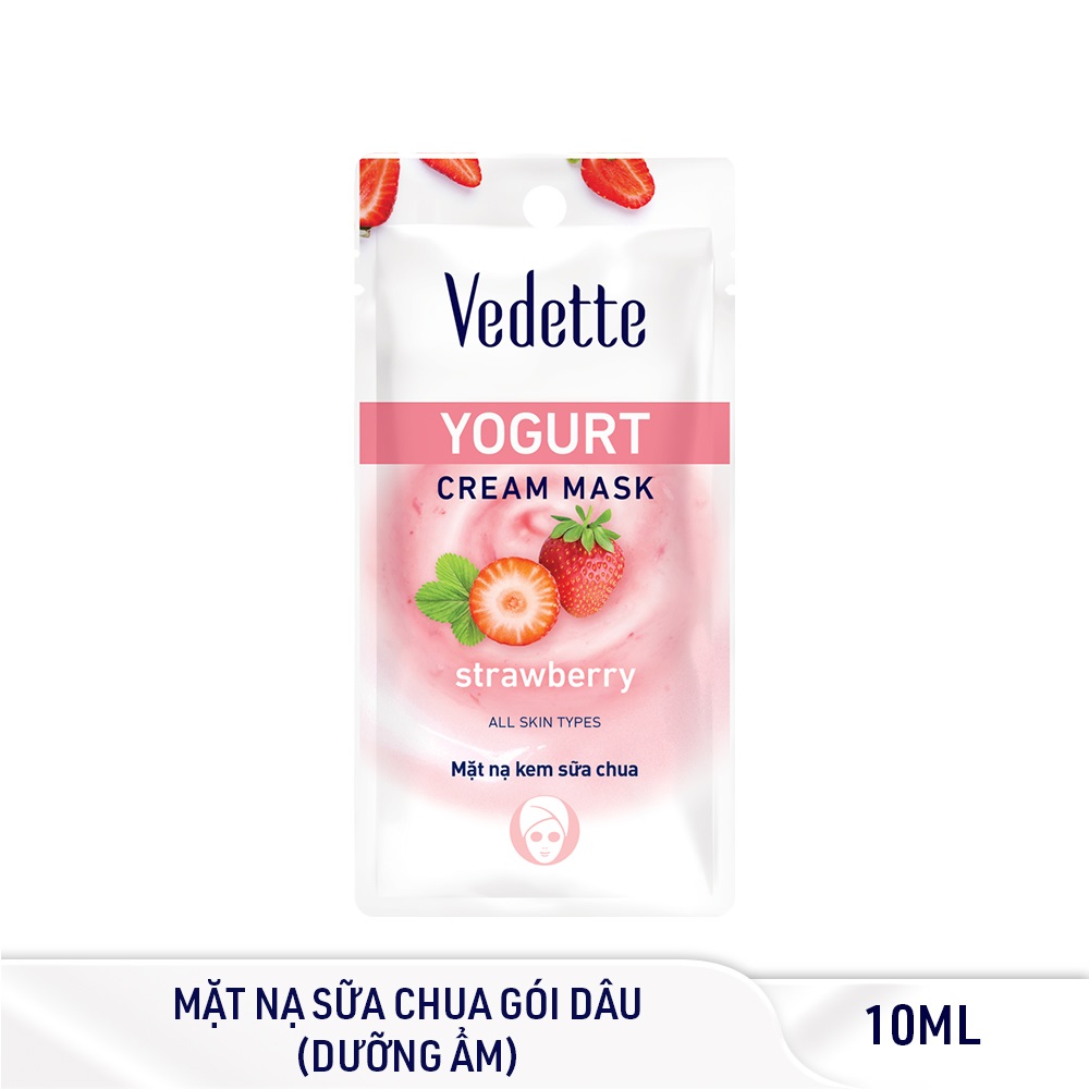 Bộ sưu tập mặt nạ kem sữa chua Vedette Clay Mask cho da khô