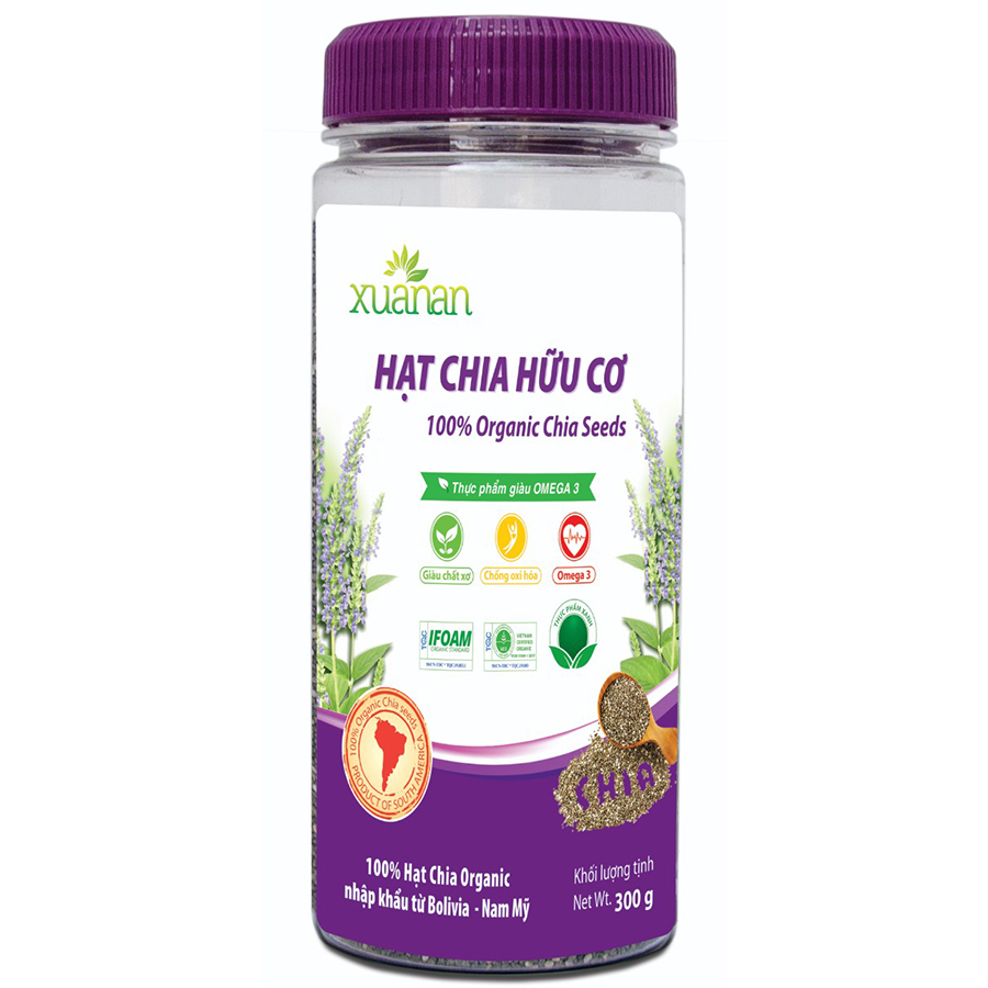 Hạt chia Organic Xuân An bịch 300g