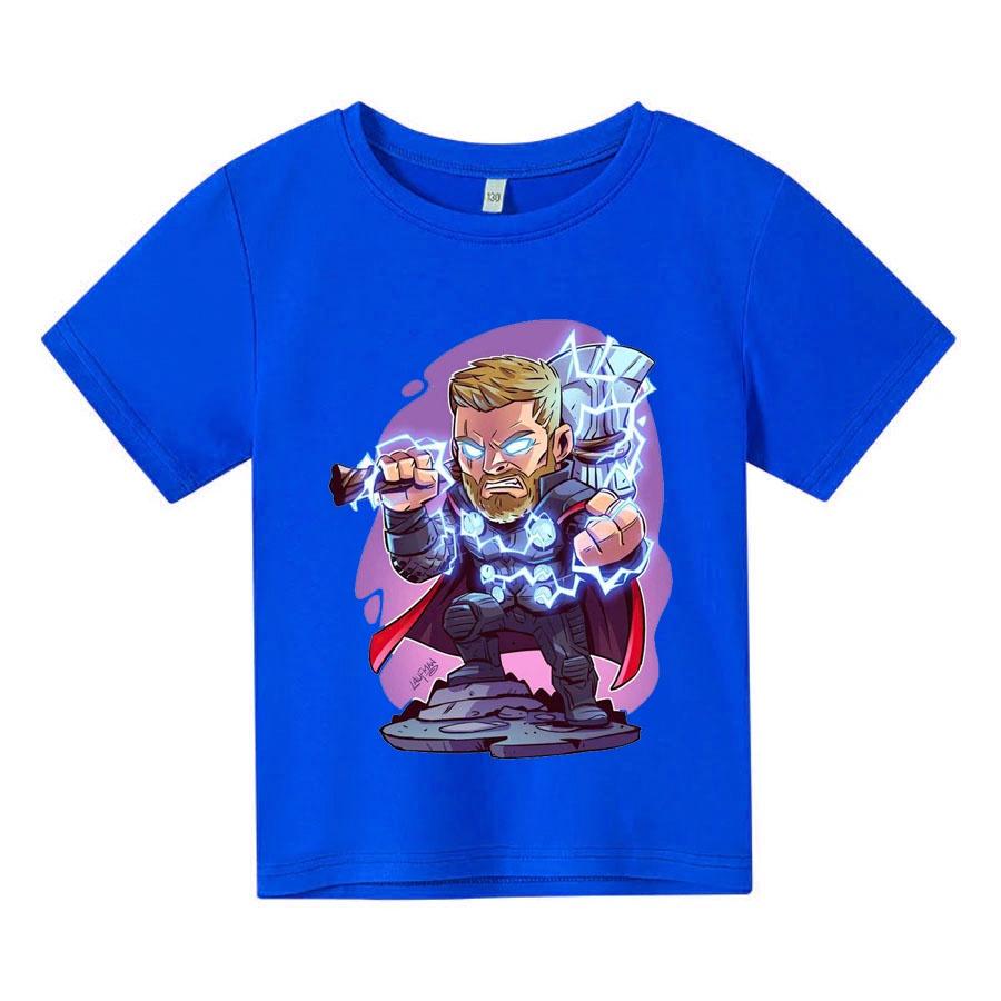 Áo thun trẻ em THOR CHIBI, 4 màu, có size người lớn, Anam Store