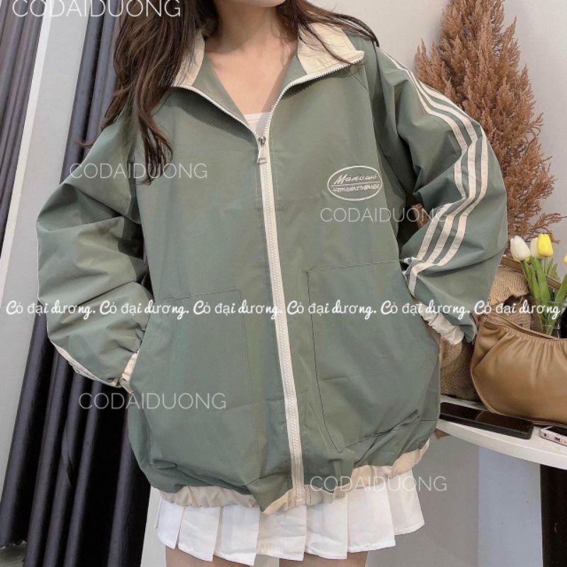 Áo Khoác Dù MERO 2 Lớp Cao Cấp, Cổ Đứng 2 Túi Lớn Thời Trang