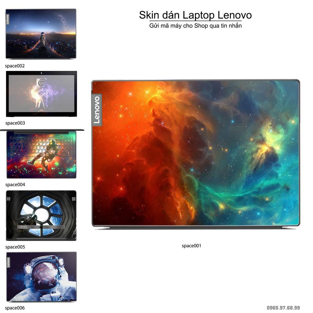 Skin dán Laptop Lenovo in hình không gian (inbox mã máy cho Shop