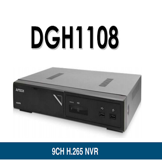 ĐẦU GHI HÌNH IP AVTECH 9 KÊNH DGH1108 ( không có PoE) - Hàng Nhập Khẩu