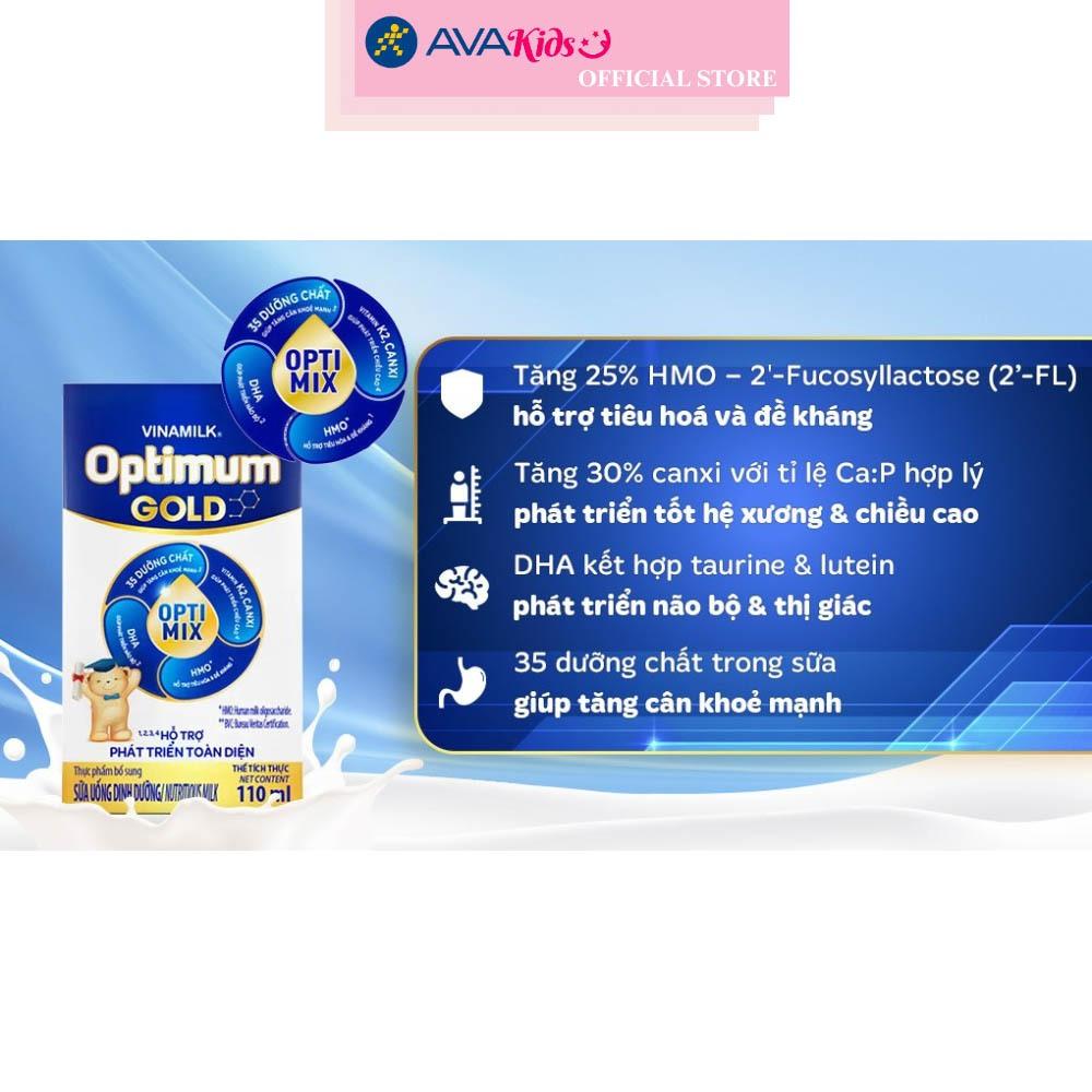 Lốc 4 hộp sữa pha sẵn Optimum Gold 110 ml (từ 1 tuổi)