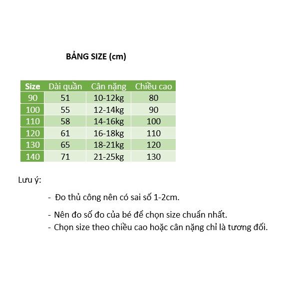 Quần dài hoa hướng dương lót lông dày ấm hàng cao cấp cho bé gái