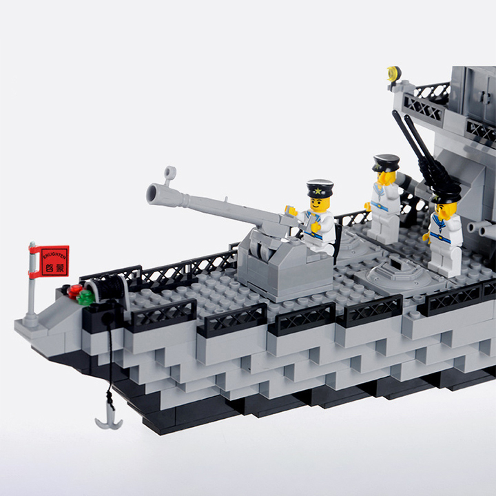 Đồ Chơi Lắp Ghép Mô Hình Tàu Thủy Quan Luc Chiến Với Hơn 1000 Mảnh Ghép Tặng Kèm Dụng Cụ Tháo Mảnh Ghép