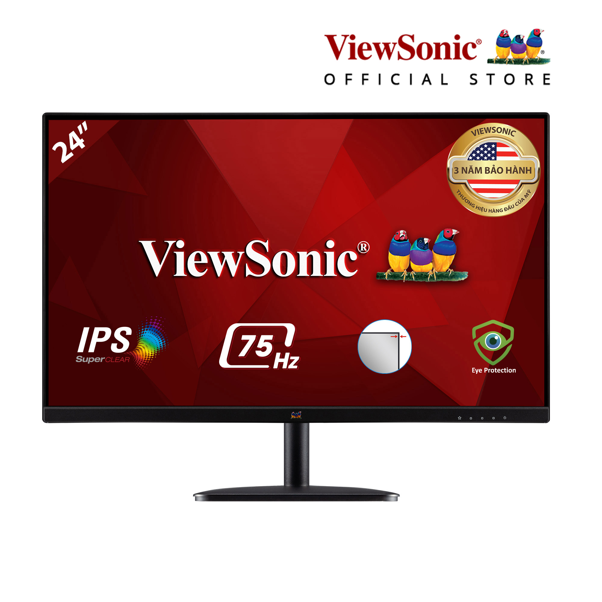 Màn Hình ViewSonic VA2732-H 27inch 75hz IPS  Hàng Chính Hãng