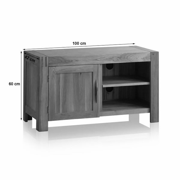 Tủ TV 1 Cánh Alto Gỗ Sồi Ibie LSV1ALTO (100 x 42 cm)