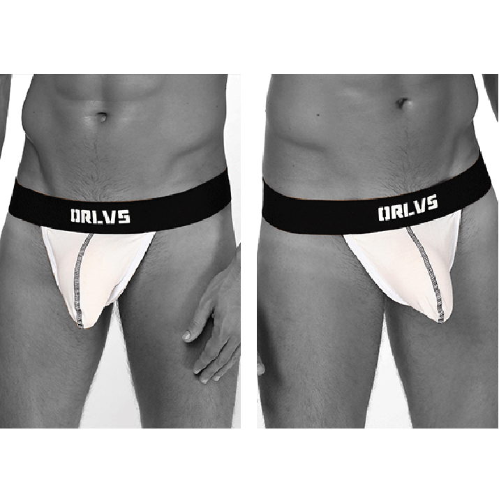 Quần lót nam Orlvs Sexy U lồi đồng tính nam thông Cotton Jocktrap