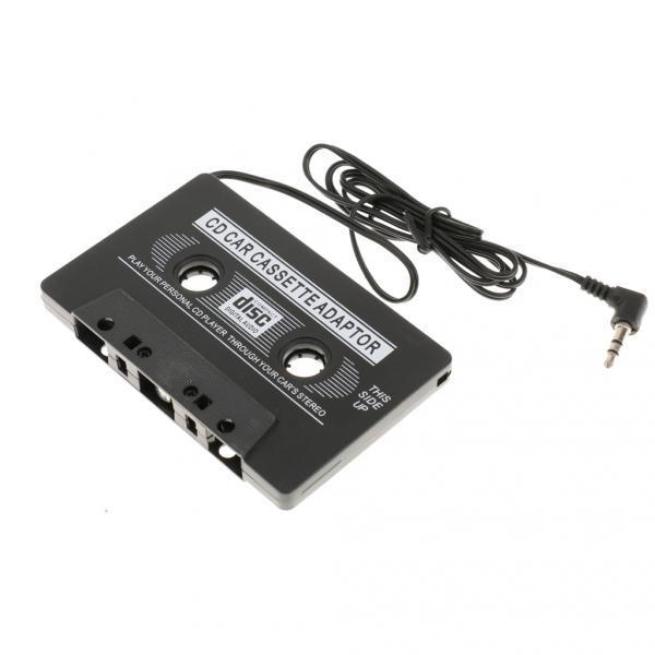 2x Car Cassette Tape 3.5mm AUX Audio Adapter For MP3 MP4 Player CD IPhone