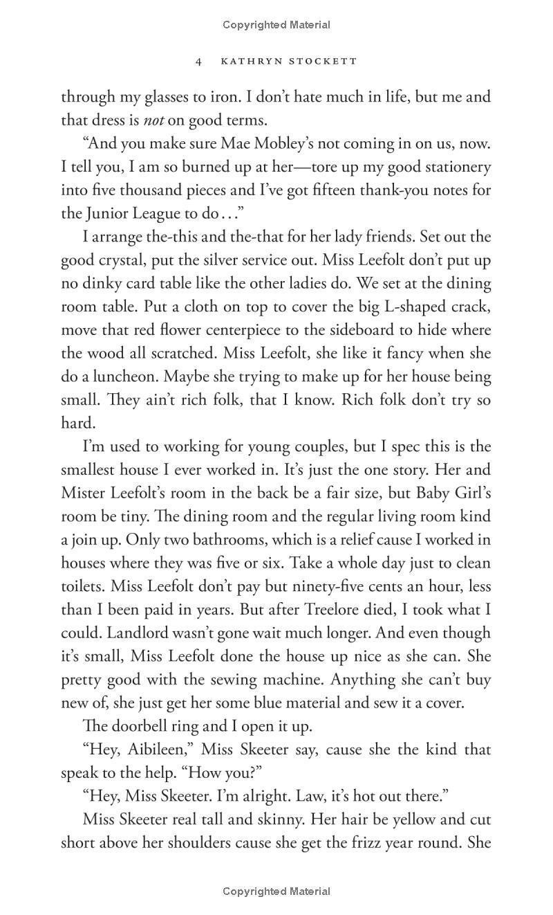 Sách ngoại văn: The Help (#1 New York Times Bestsellers)