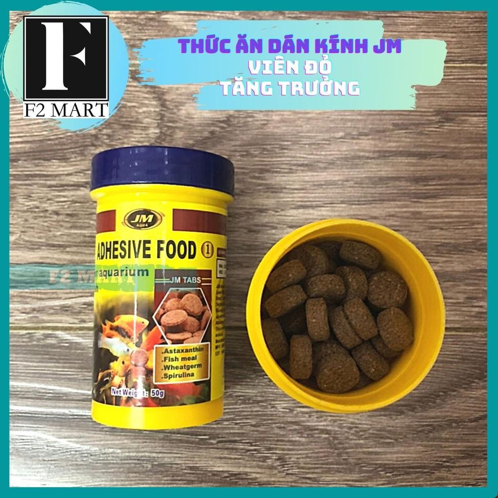 Thức ăn dán kính Adhesive Food của JM Aqua cho cá cảnh thủy sinh hộp 50gr