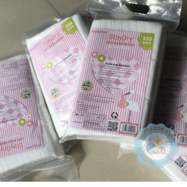 Khăn khô đa năng tiện dụng StayDry McGoldson 350g mềm mại kháng khuẩn an toàn sử dụng cho bé