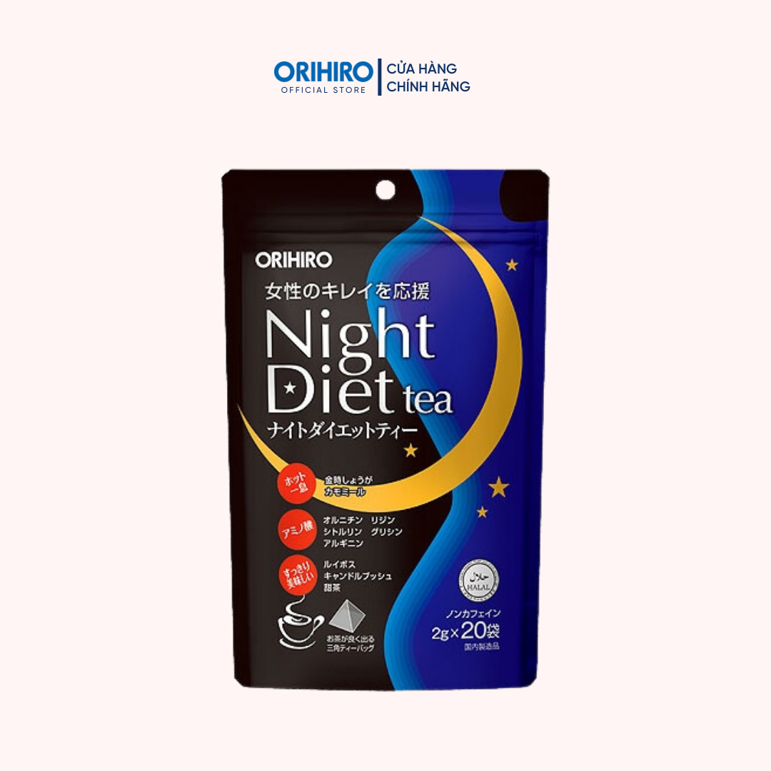 Trà Night Diet Tea Orihiro 20 gói