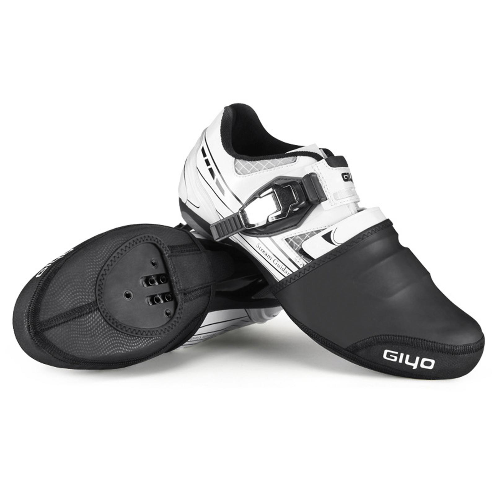 Hình ảnh Vỏ bảo vệ giày đi xe đạp GIYO thiết kế nửa lòng bàn tay chất liệu vải đàn hồi cao chống trượt và chống mài mòn.