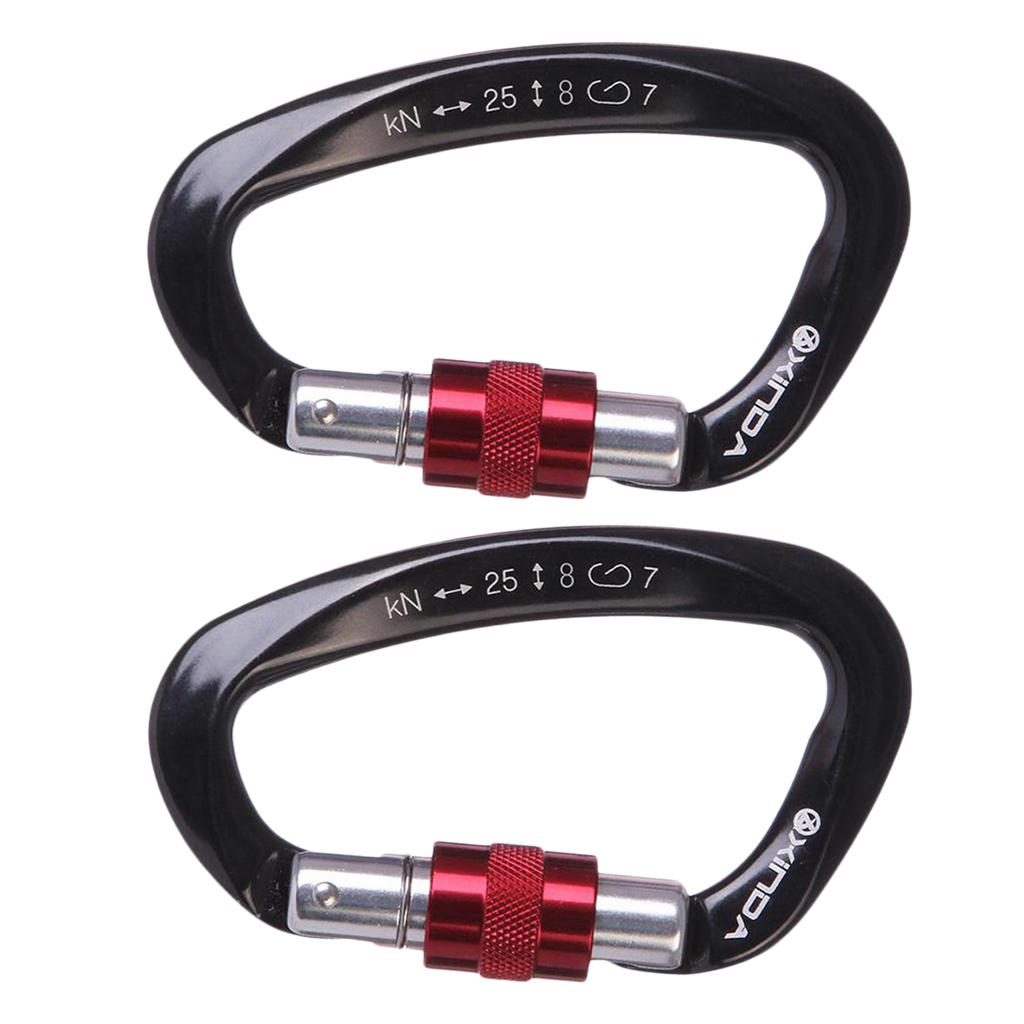Thiết Bị Leo Núi Leo Núi Khóa Vít Carabiner 25KN