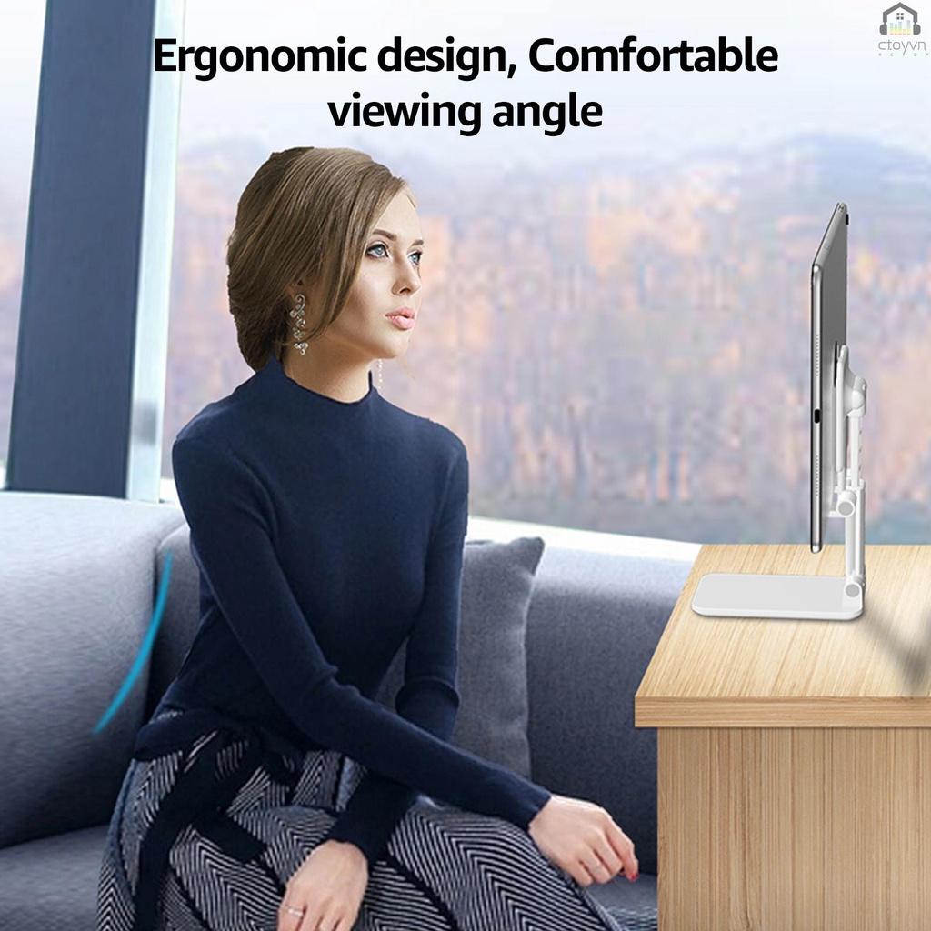 Giá đỡ điện thoại/máy tính bảng để bàn có thể điều chỉnh độ cao
