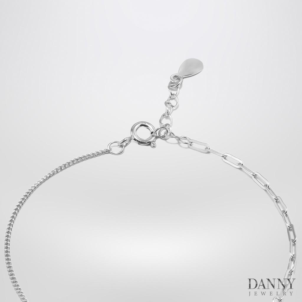 Lắc Tay Danny Jewelry Bạc 925 Xi Rhodium Hoạ tiết Nốt nhạc LACY310