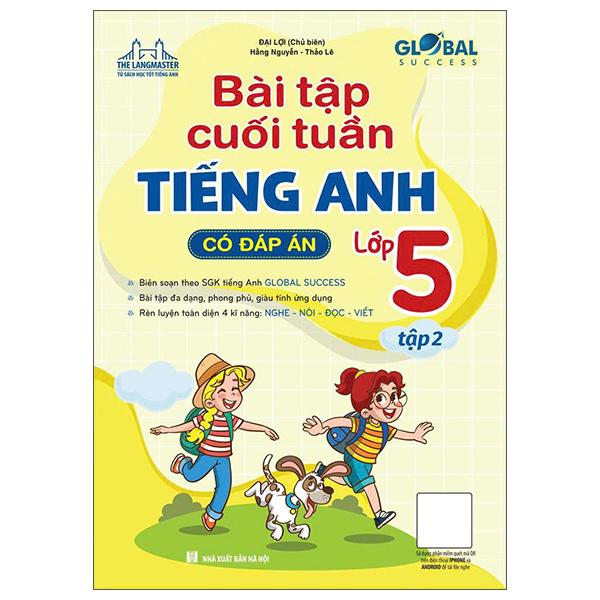 Sách - Global Success - Bài Tập Cuối Tuần Tiếng Anh Lớp 5 - Tập 2 (Có Đáp Án)