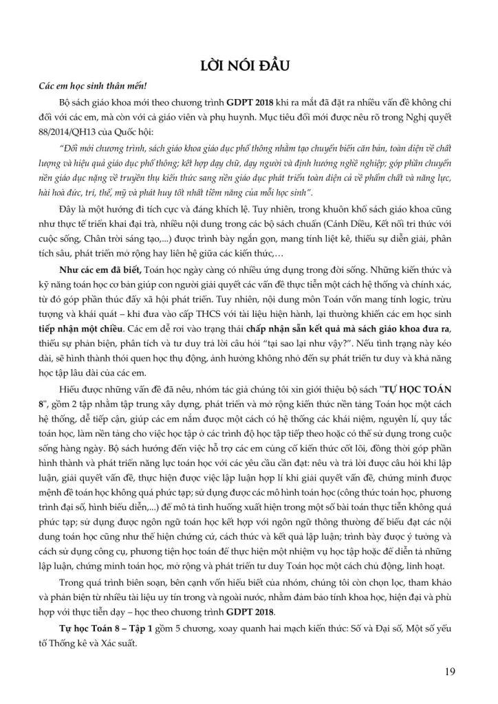 Sách - Tự Học Toán 8 - Tập 1