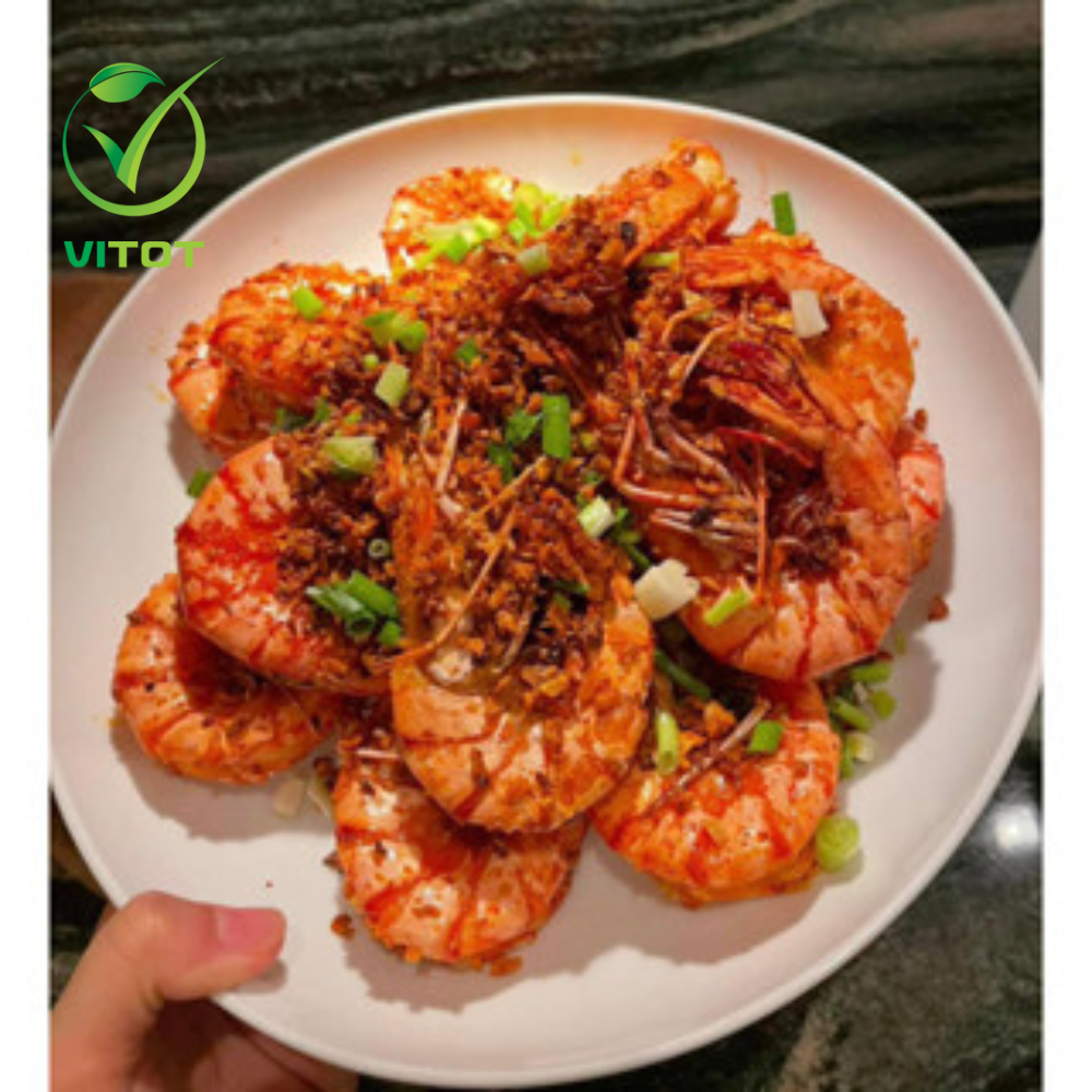 - Tôm Sú Tự Nhiên Vitot Size 28-30 Con, Tôm Tươi Sống, Chắc Ngọt Thịt Trọng Lượng 500gr