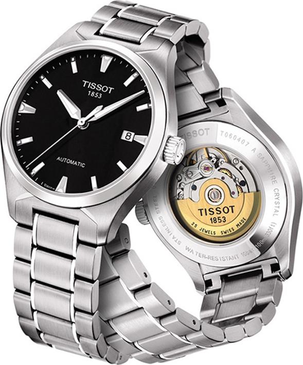 Đồng Hồ Nam Dây Thép Không Gỉ Tissot T060.408.11.051.00 (39mm) - Đen