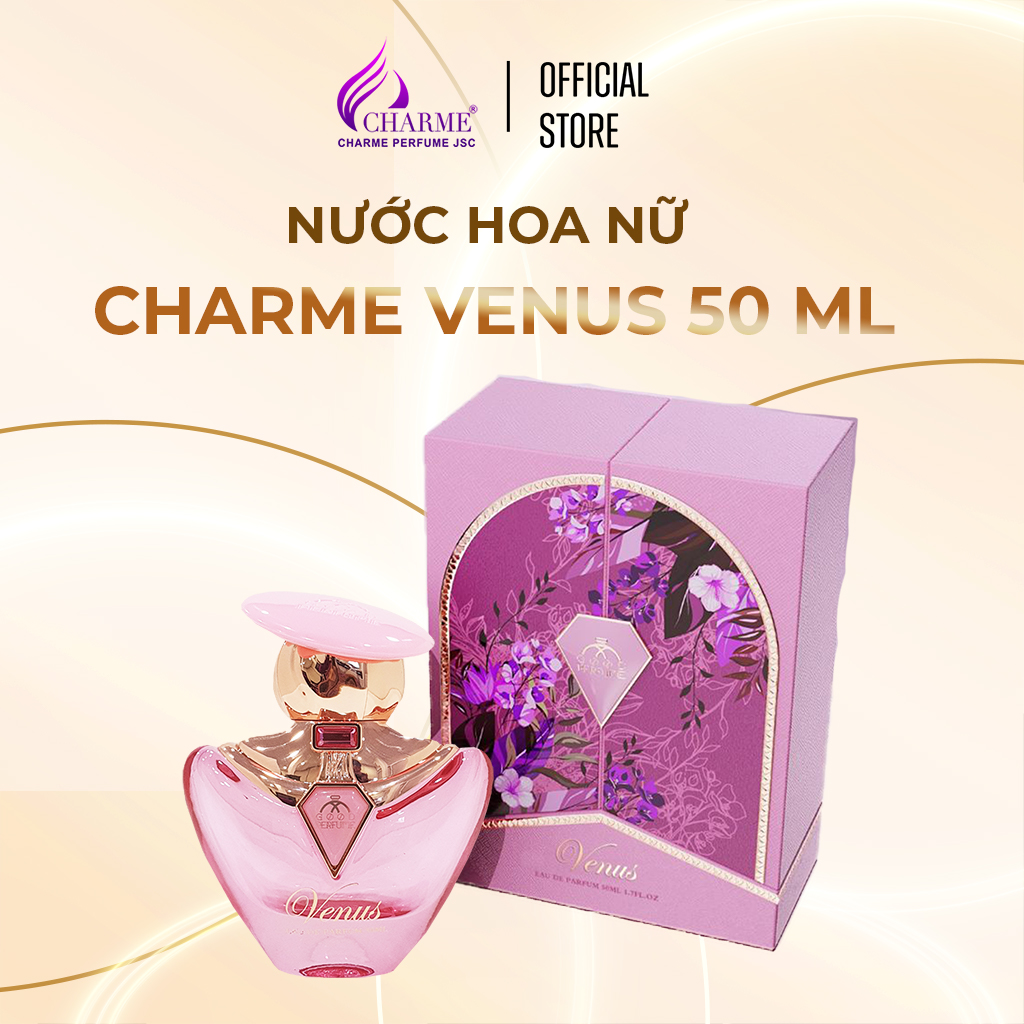 Nước hoa nữ cao cấp, Charme Venus, hương nước hoa lưu hương lâu, cho nàng thêm tự tin tựa một nữ thần, 50ml