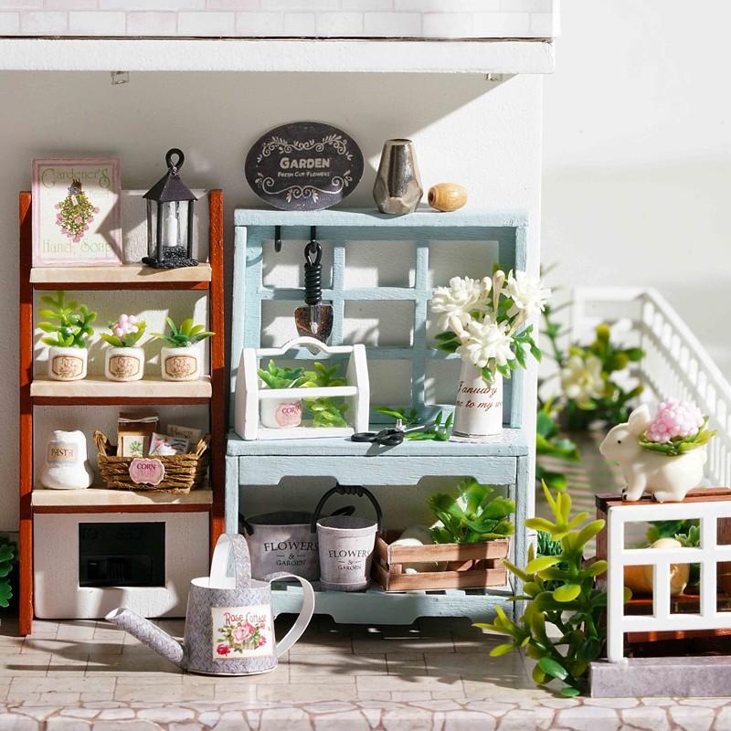 Mô hình nhà DIY Doll House Have a Nice Day Kèm Mica Chống bụi